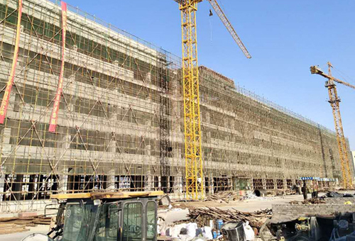 河北建设集团承建正定纺织基地项目